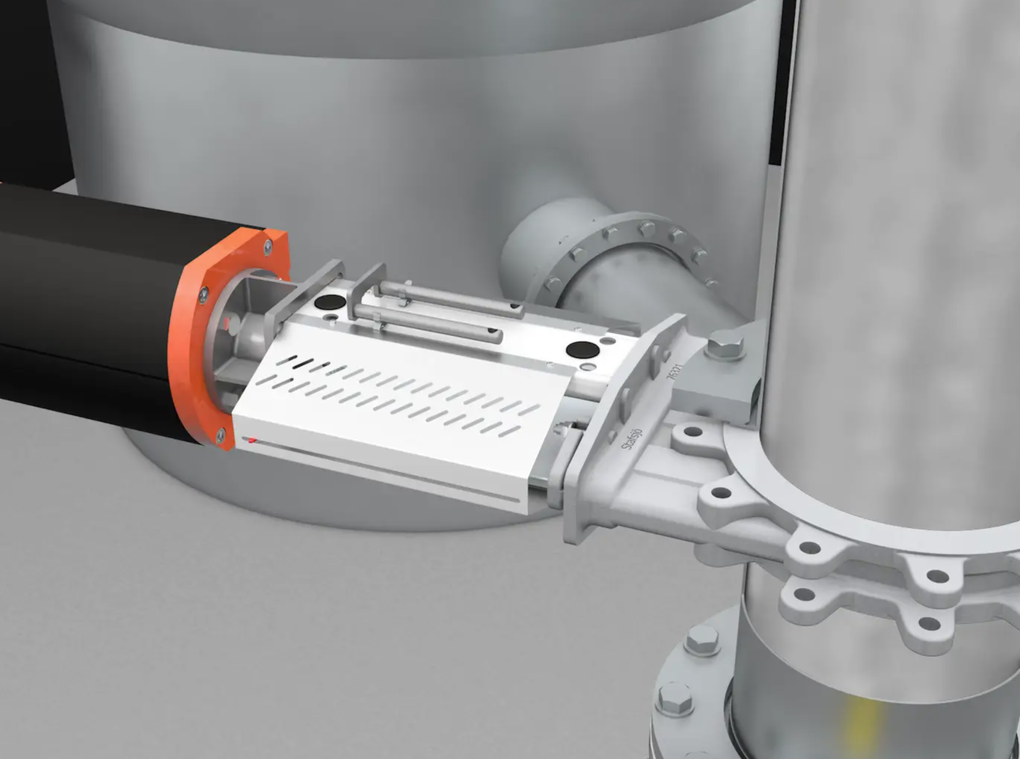 Knife gate valve WB14E Stafsjö