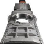 HX knife gate valve close-up