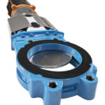 Knife gate valve WB11 close-up